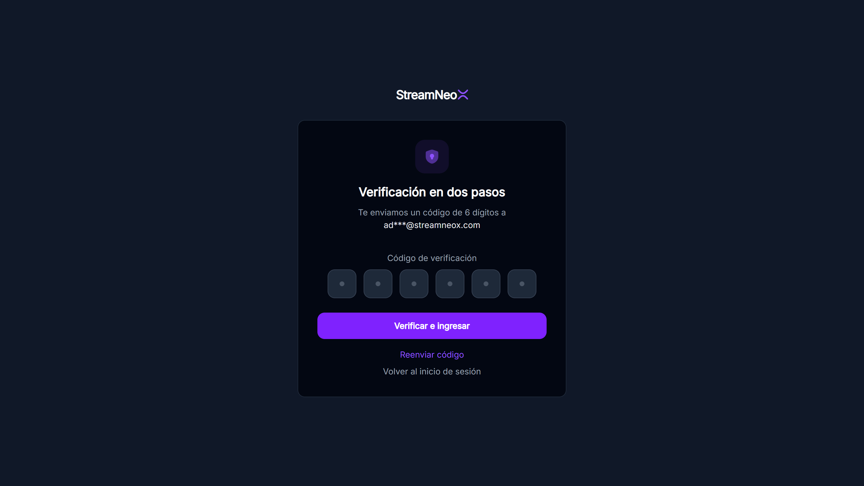 Verificación en dos pasos