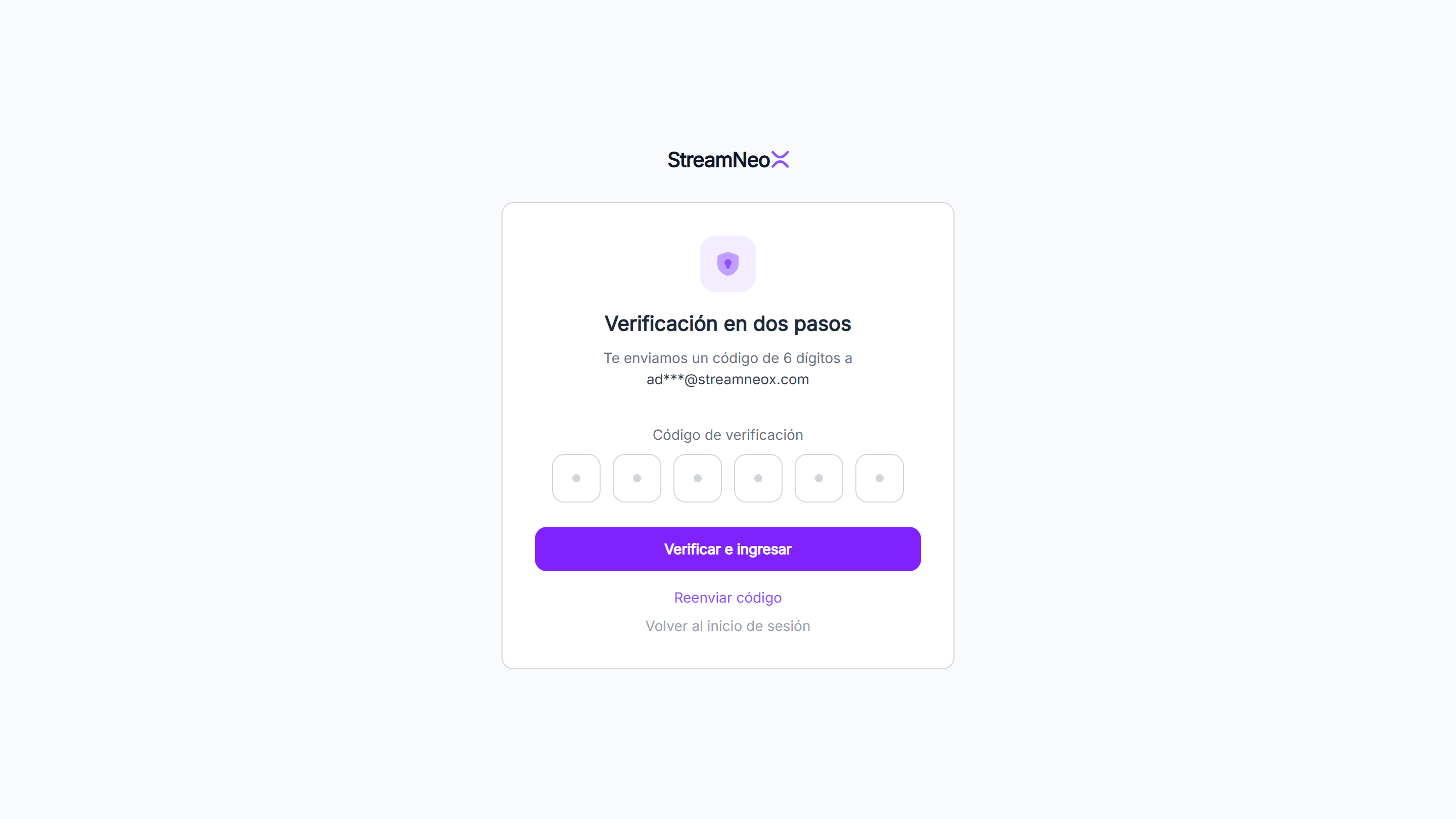 Verificación en dos pasos
